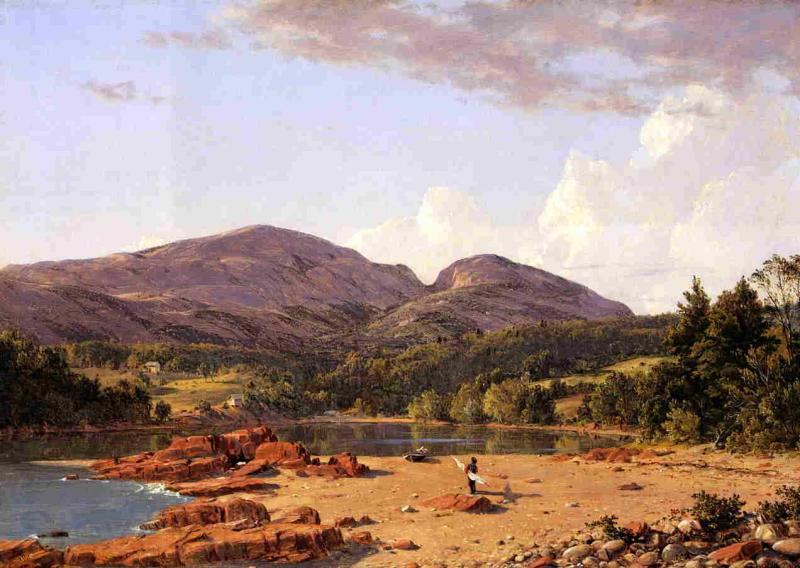 Frederic Edwin Church Otter Creek, Mount Desert Norge oil painting art
